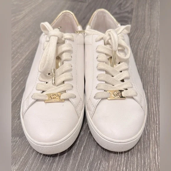 Michael Kors | Shoes | Michael Kors White Leather Sneakers